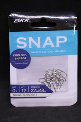 BKK Duolock Snap-51 - Size 0 - Stainless Steel 48lb - 22kg Rating