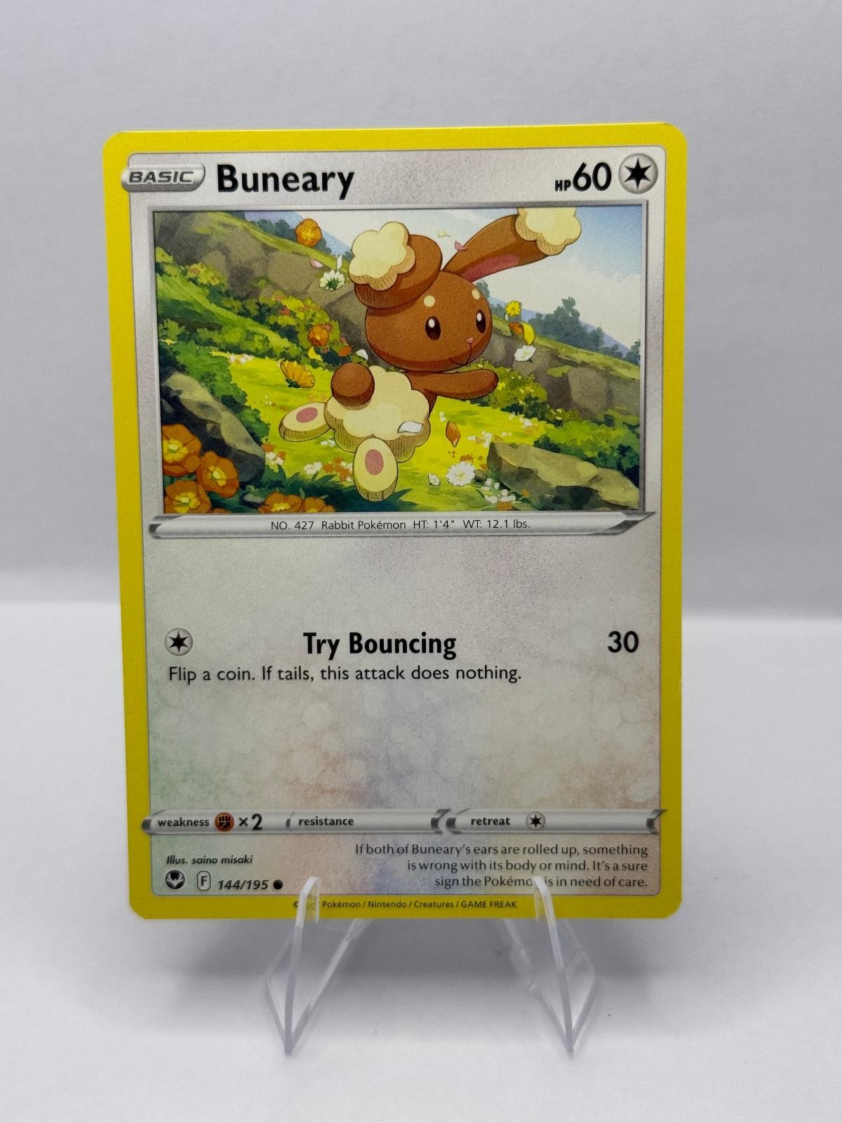 Buneary 144/195 Common Silver Tempest Pokemon Lightly Played
