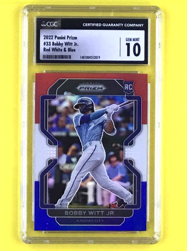 2022 Bobby Witt Jr. [Red, White, and Blue Prizm] #33