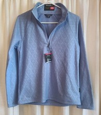 NWT Eddie Bauer Women's Long Sleeve Polar Fleece Quarter Zip Pullover Large XS