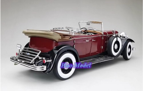 SunStar 1/18 Ford Lincoln KB 1932 Model Car Diecast Metal Toys Maroon Collection - Picture 2 of 14