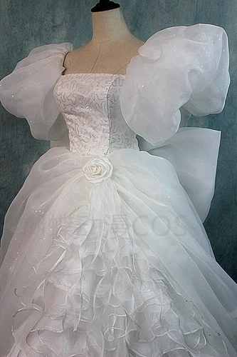 Enchanted Giselle Dress TEAL PRINCESS Costume Cosplay Wedding Ball Gown - Picture 7 of 7