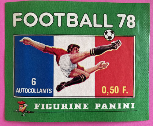 Original Pochette Bustina Packet Panini Foot 78 Championnat France Football 1978