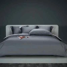 Luxury Egyptian Cotton Bedding Set Duvet CoverSet Fitted/Flat Sheets Pillowcase