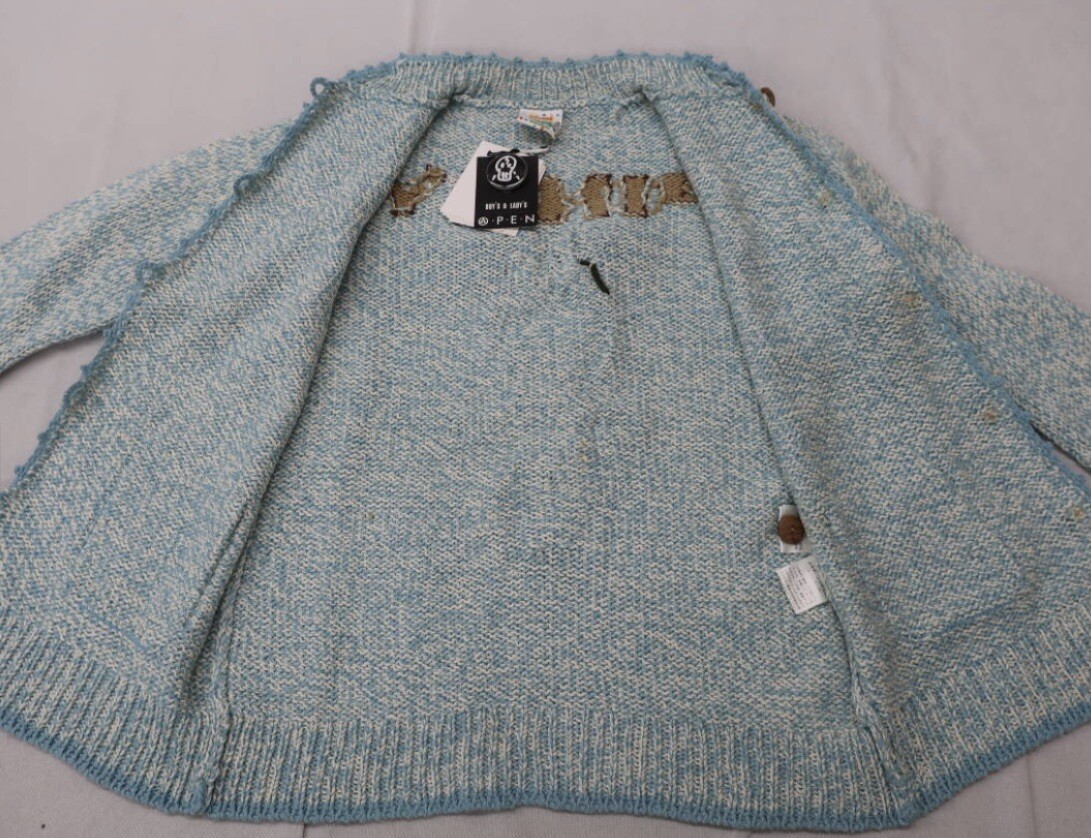 Hysteric Glamour Grunge Pops Cowichan Cardigan Sweater Small Hysteric Glamour Grunge Pops Cowichan Cardigan Sweater Small