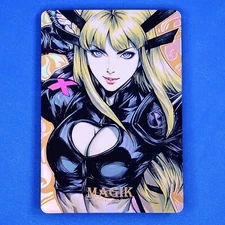 Marvel X-Men Magik Illyana Rasputin Rainbow Foil Holo Character Art Card A