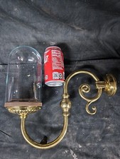 BRASS W/ GLASS DOME DISPLAY CASE,SIDESHOW GAFF,SHRUNKEN HEAD,TAXIDERMY,MUSEUM