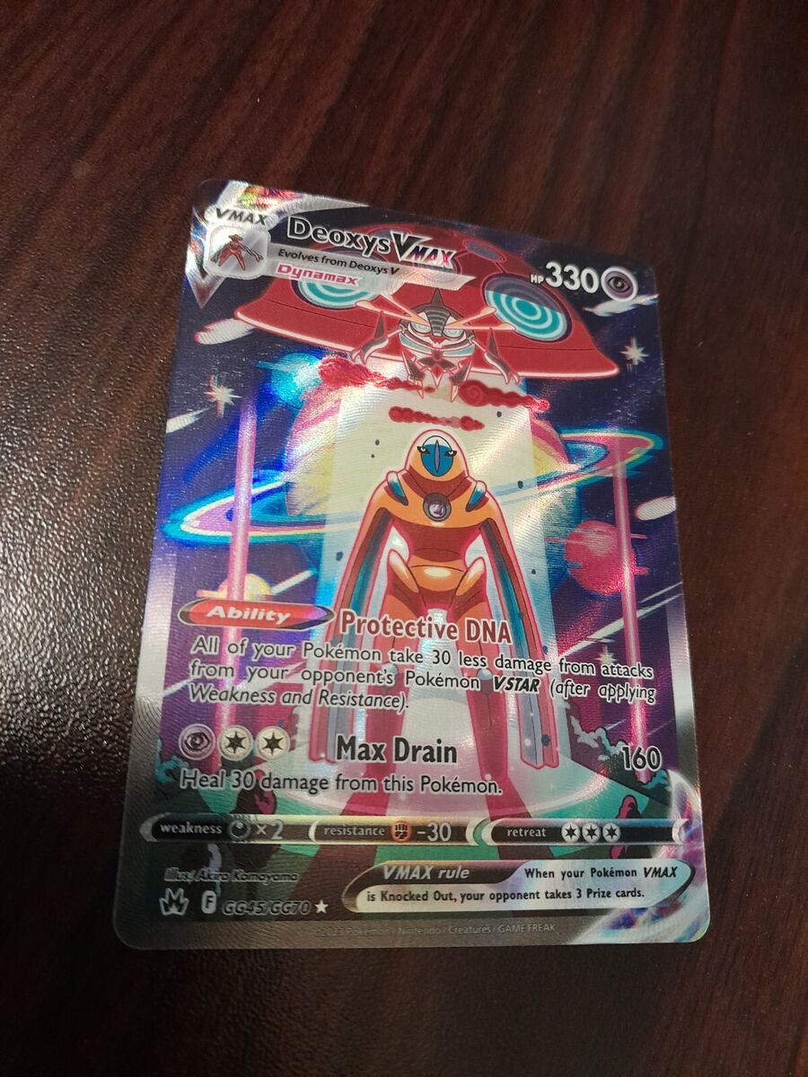 DEOXYS VMAX POKEMON SWORD & SHIELD CROWN ZENITH