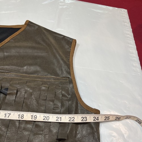 XL Brown VEST Gun BELT holster 8869 Jonah Hex Cowboy Gunslinger Western SET OF 2 - Picture 13 of 18