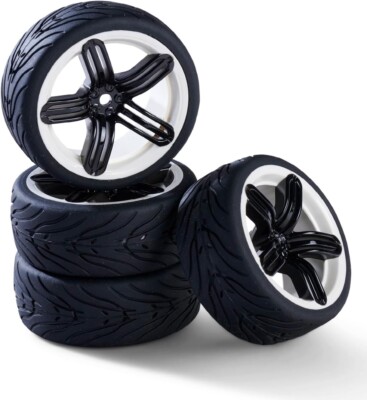 CARSON R/C RADSATZ 1:10 '' BLACK & WHITE '' # 500900179