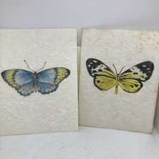 Lot of 2 Butterfly Greeting Cards And Envelopes Any Occasion Handmade