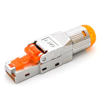 Cat7 Netzwerkstecker RJ45 Netzwerk Stecker werkzeuglos Verlegekabel AWG23 LAN