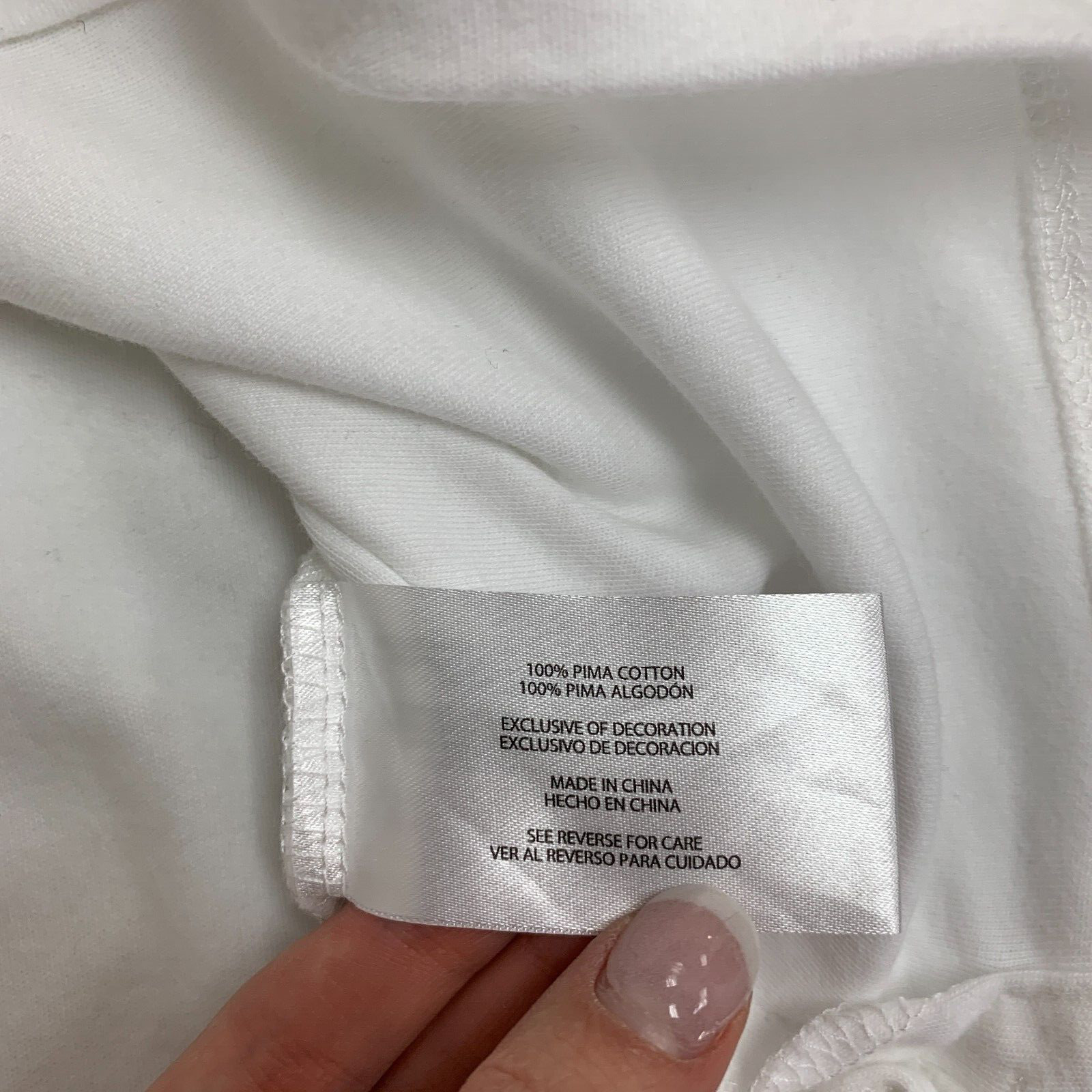 Orvis Split Neck Top Womens L Large Solid White P… - image 6