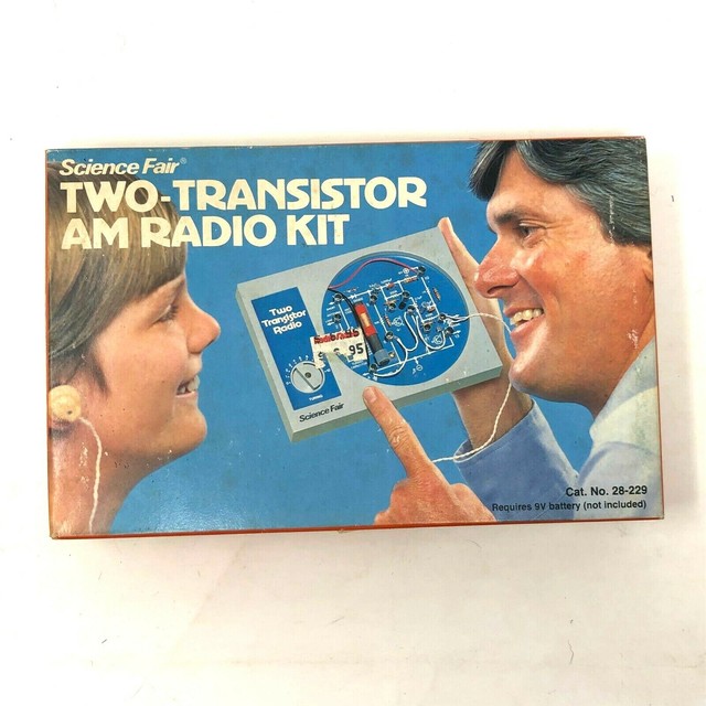 Two transistor AM radio kit vintage 80s Radioshack complete in box eBay