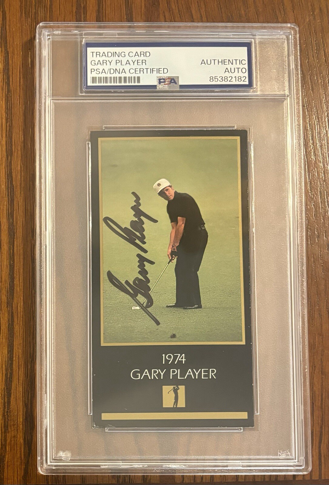 Gary Player Autographed Signed 1974 1997-98 Grand Slam Ventures Masters Collection PSA/DNA 