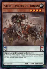 2016 Yu-Gi-Oh Breakers of Shadow #BOSHEN000 Steel Cavalry of Dinon R