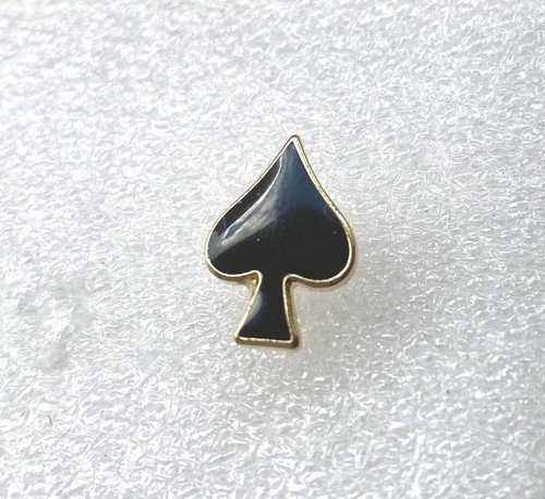 Tarjetas de pala góticas con insignia prendedor de motocicleta de motociclista As of Spades de segunda mano - Imagen 2 de 3