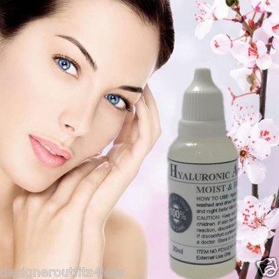 100% Pure Natural Hyaluronic Acid Gel Firming Derma Skin Roller Serum Peptide 1