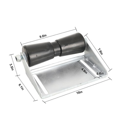 For Boat Trailer Rollers w/ Brackets 8 / 10 / 12 inch Keel Roller Assembly Kit - Picture 14 of 15