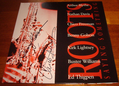 Signed BENNY GOLSON & CHICO FREEMAN ROOTS Saying Something IN+OUT 2LP Signiert