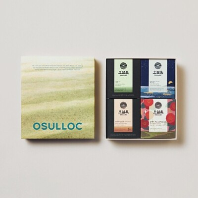 Osulloc Greenery Tea Course 4 Flavors x 3 Tea Bags SET Jeju Blended Premium Tea