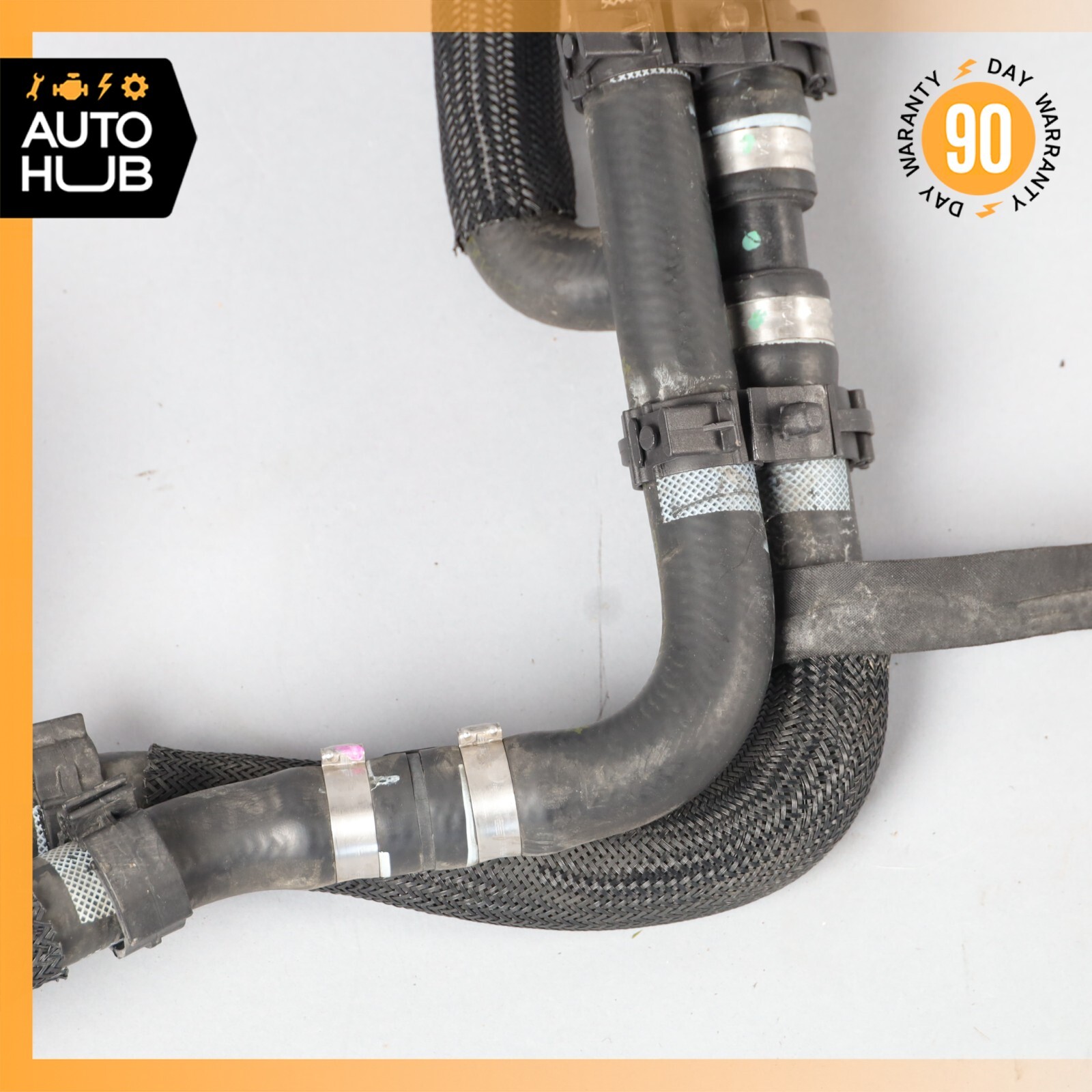 14-17 Maserati Quattroporte Ghibli Engine Radiator Cooling Hose Pipe Set OEM 69k