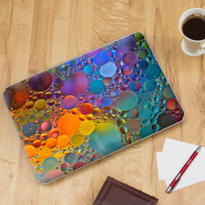Skin Universel Pour Ordinateur Portable 15 Pouces – Effet Gouttes De Pluie 3D