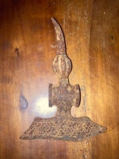 antique nice heavy mace hammer medieval morgen star mace