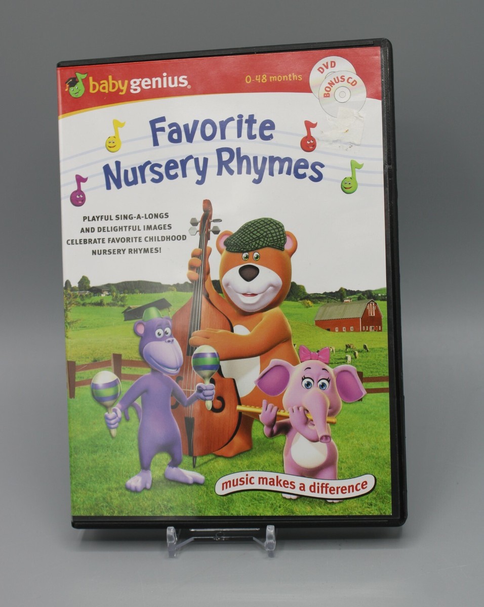 Baby Genius Favorite Nursery Rhymes DVD & Bonus CD Pacific