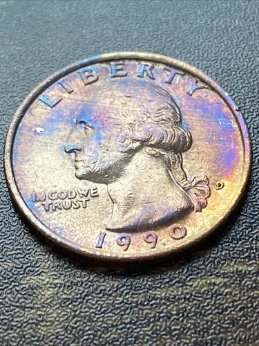 1990-D Washington Quarter — photo from the most recent tracked eBay sale