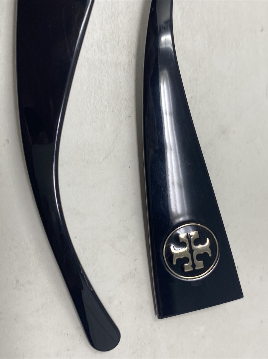 TORY BURCH TY 9010 501/t5 GLOSSY BLACK GOLD LOGO 130mm 