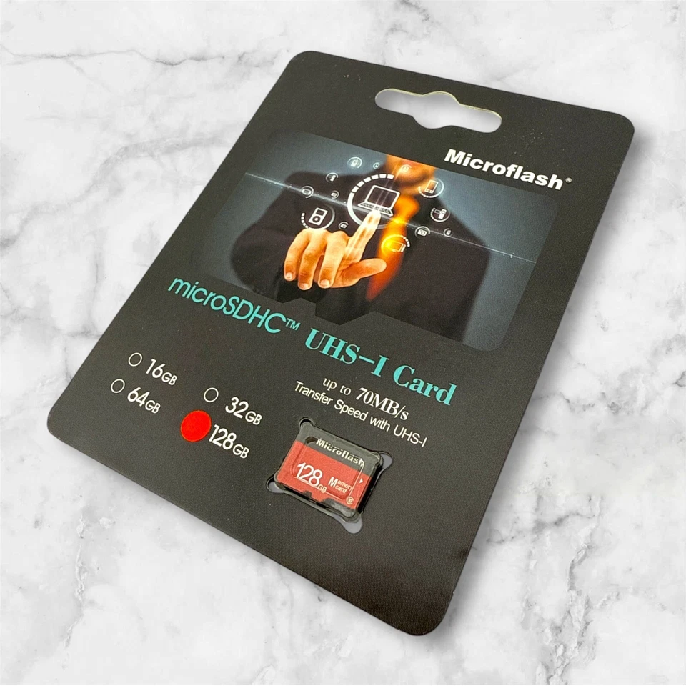 Microflash MicroSD SDHC UHS-I Memory Card 128 GB - Image 3 of 3