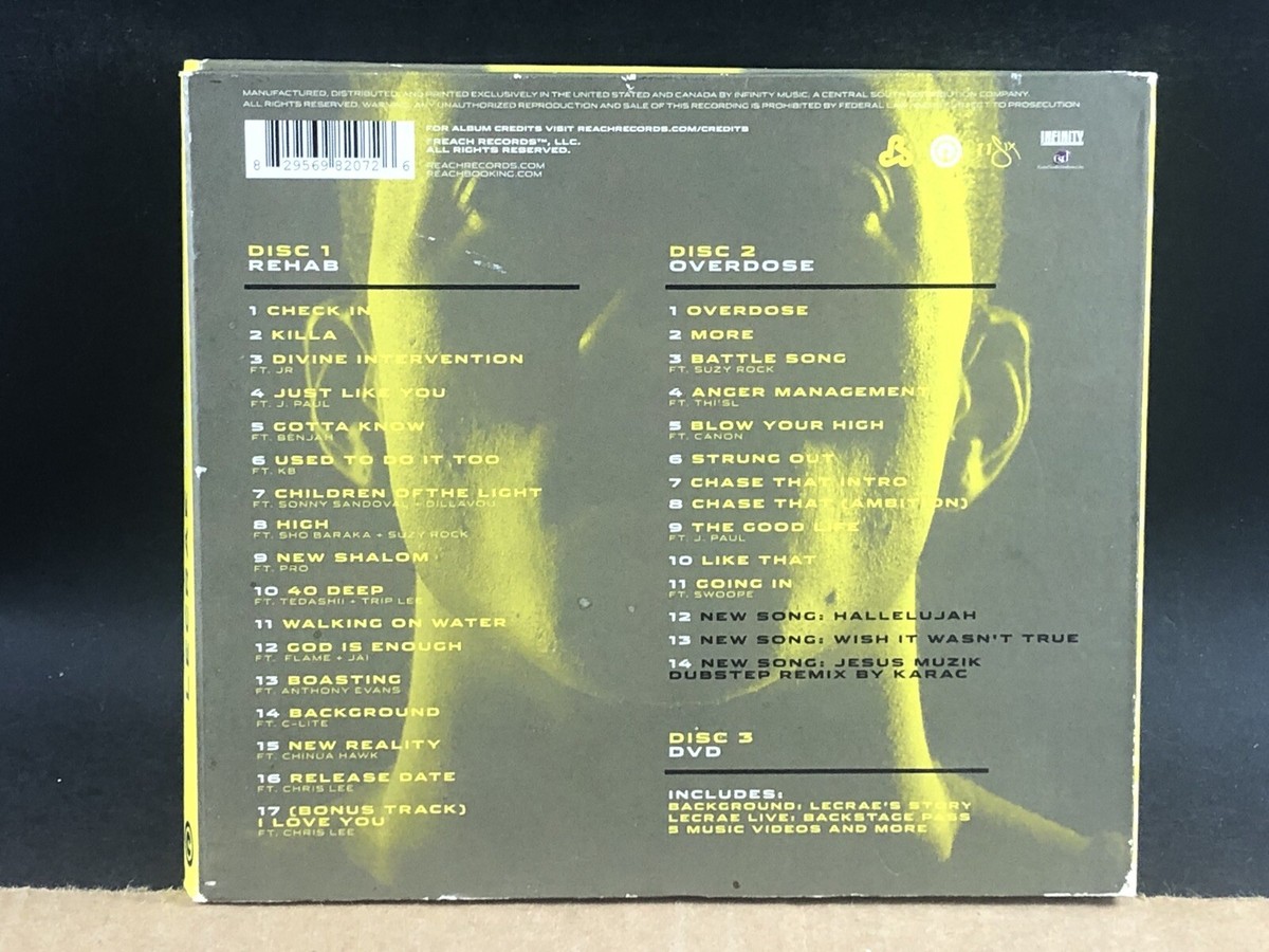 Lecrae Rehab 3 Disc Digipak CD, MULTIPLE CD'S SHIP FREE | eBay
