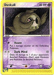 Pokemon Sandstorm Common Card - Duskull 62/100