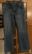 Ann Taylor LOFT Curvy Boot Jeans Womens Sz 8P Medium Wash Low Rise