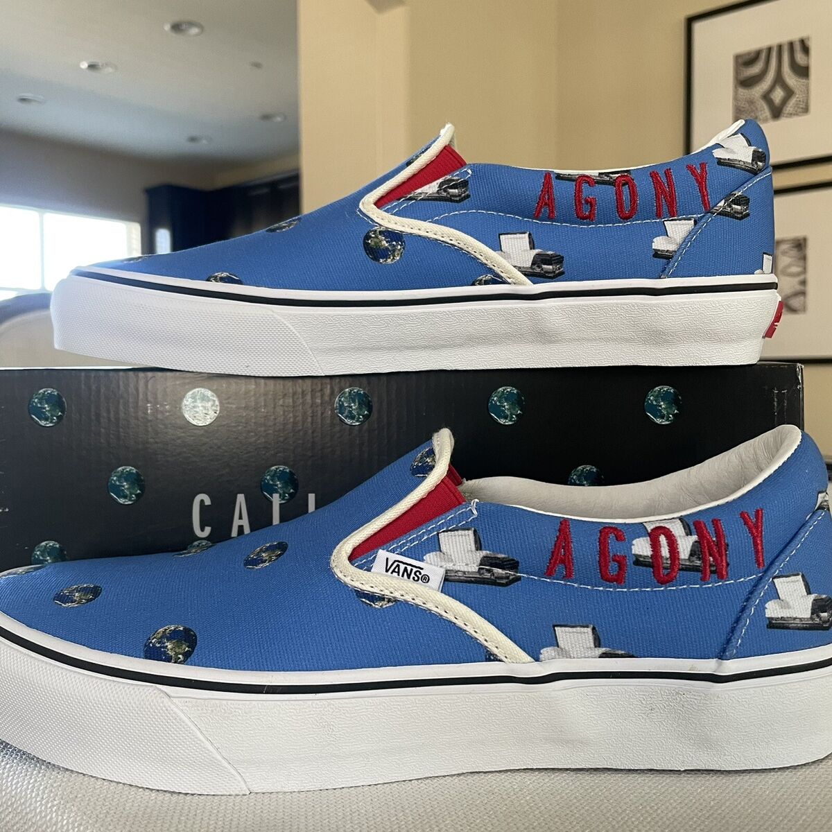 VANS MENS 12 VAULT X CALI THORNHILL DEWITT CLASSIC SLIP-ON VANS MENS 12 VAULT X CALI THORNHILL DEWITT CLASSIC SLIP-ON