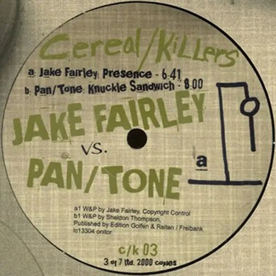 Jake Fairley vs. Pan/Tone Presence / Knuckle Sandwich Vinyl Single 12inch