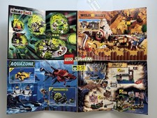 Vintage 1997 LEGO System Catalog Insert Aquazone Wild West Pirates UFO