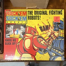 Mattel Rock'Em Sock'Em Robots Board Game Robots Theme Adult Assembly GLP32