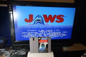 Jaws NES Cartridge Nintendo - Tested & WORKS - See Screenshots!