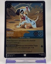 Patch Playful Pup 25/204 Foil Lorcana Reign of Jafar NM
