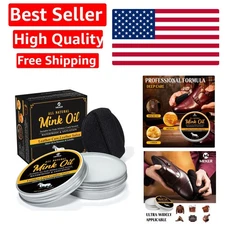 for Leather Boots, Leather Conditioner and Cleaner 3.52 oz-All-Natural Waterp...