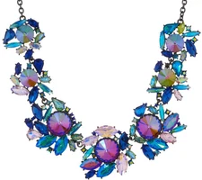 LOGO Links by Lori Goldstein Extravagant Burst Gunmetal Necklace