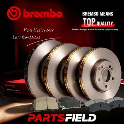 Full Set Brembo UV Coated Disc Rotors+KDH Brake Pads for Hyundai i30 GD 11-16