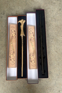Assorted Collectible Magic Wands Lot w/ Boxes and Accessories