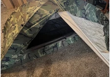 USMC TCOP Tent Combat One Person. M81 Woodland W/ Rainfly NIB Eureka! As Is NOS!