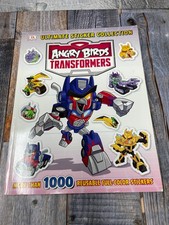 ULTIMATE STICKER COLLECTION: ANGRY BIRDS TRANSFORMERS By D K Publishing VG