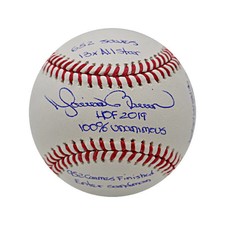 Mariano Rivera Yankees Autographed Signed 11 Inscription OMLB Baseball (CX Auth)