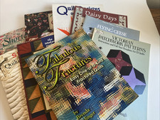 LOT OF 9 NINE Quilting Books - READ FULL DESCRIPTION FOR TITLES; FREE SHIP