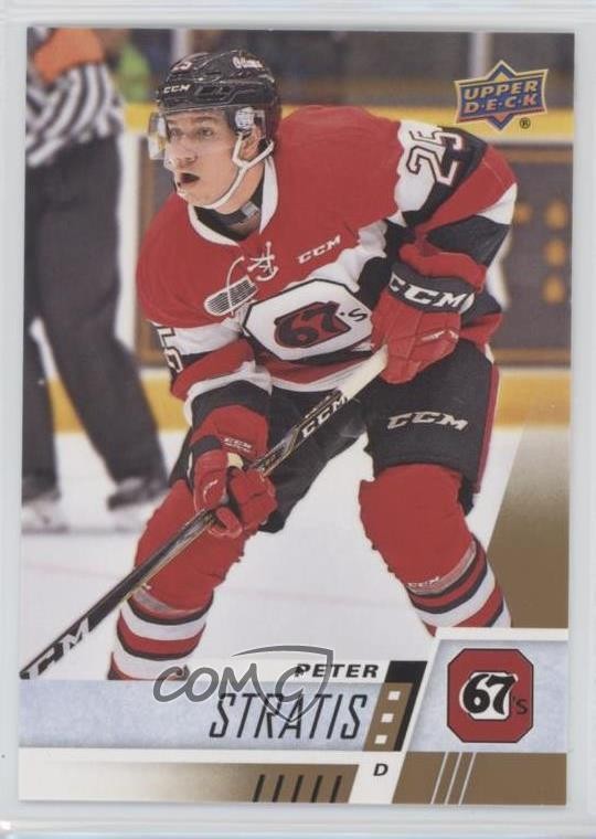 2017-18 Upper Deck CHL Peter Stratis #220 e6j